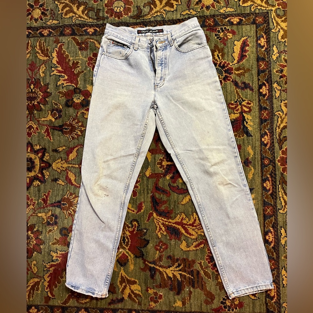 Vintage DKNY Light Wash Denim Mom Jeans